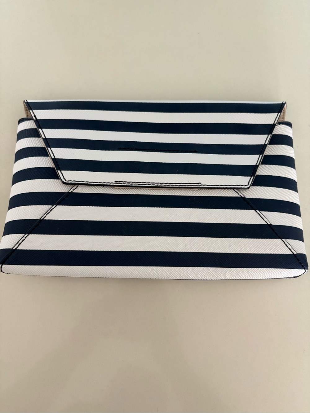 J. Crew Striped Envelope Clutch. New with tags.